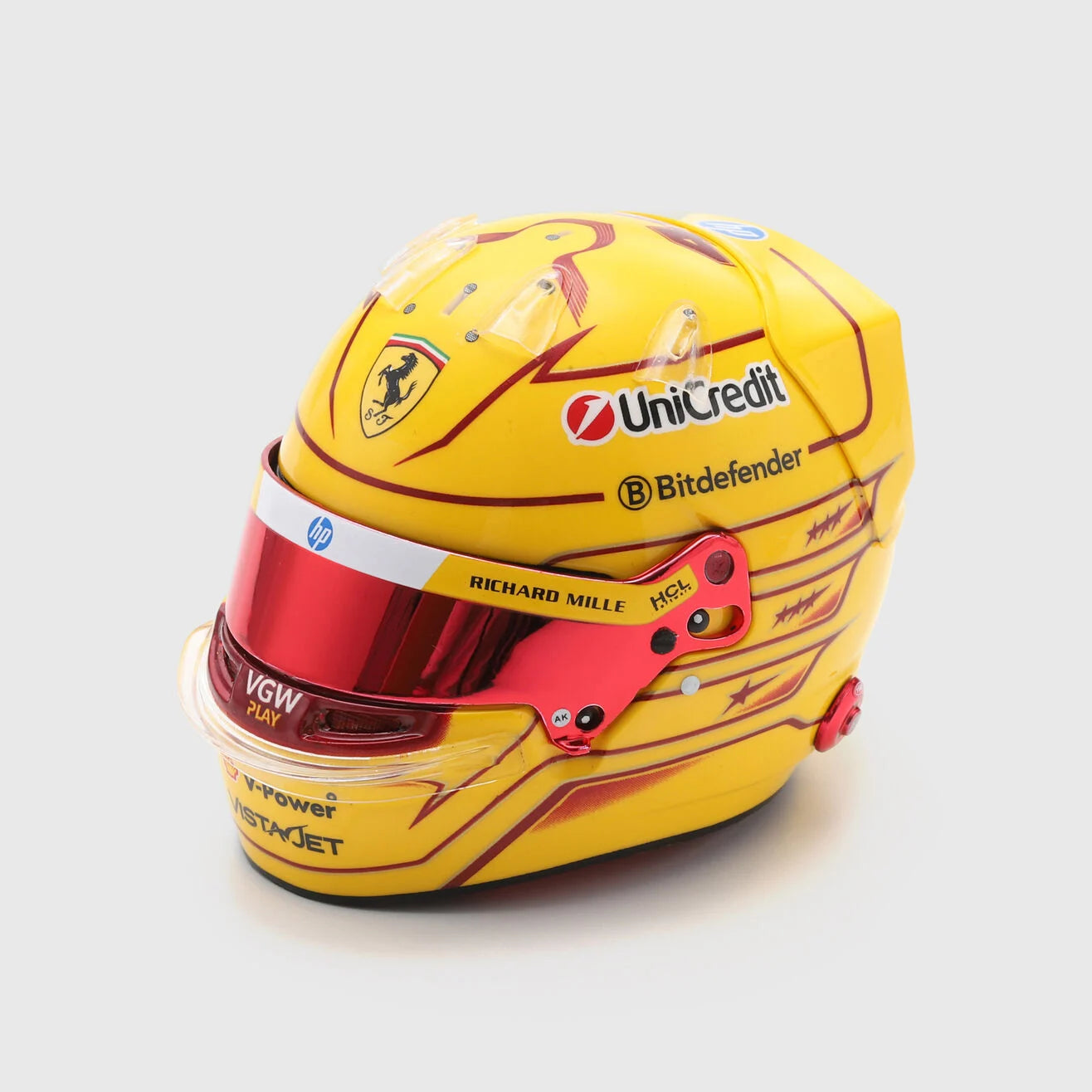 Scuderia Ferrari F1 2025 Lewis Hamilton 1:5 Scale Helmet