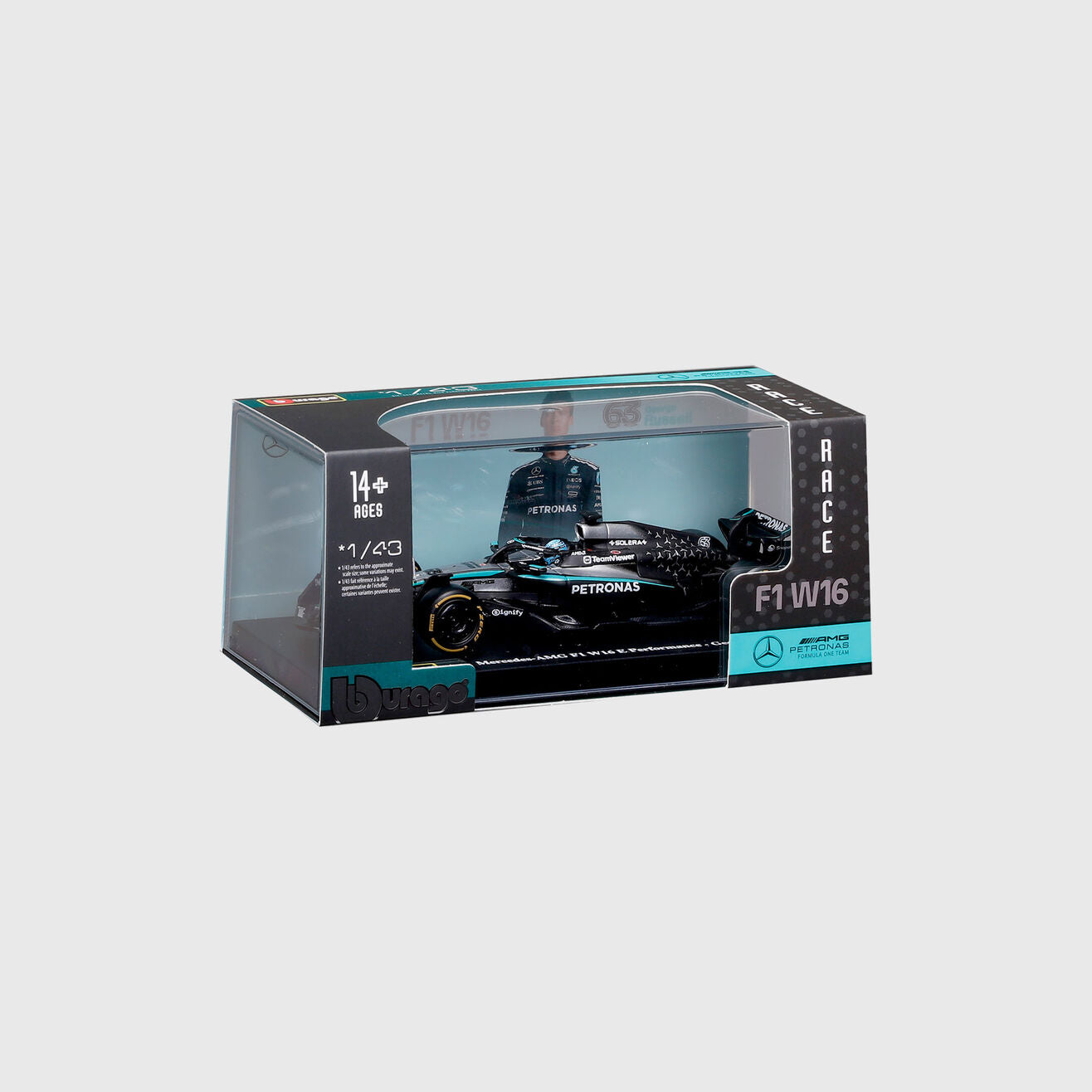 Mercedes-AMG F1 George Russell W16 1:43 Scale Model