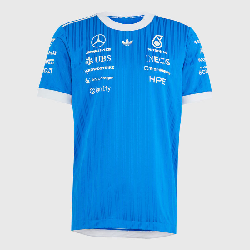 Mercedes-AMG F1 adidas 2026 Team Blue Wonder Driver T-shirt